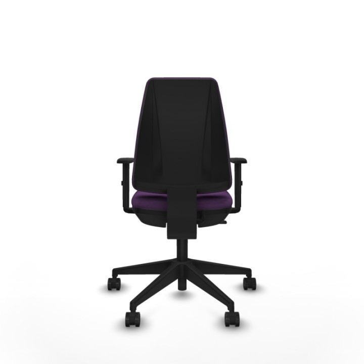 Elche CP bali morado brazos 1D base piramidal ruedas nailon 65mm