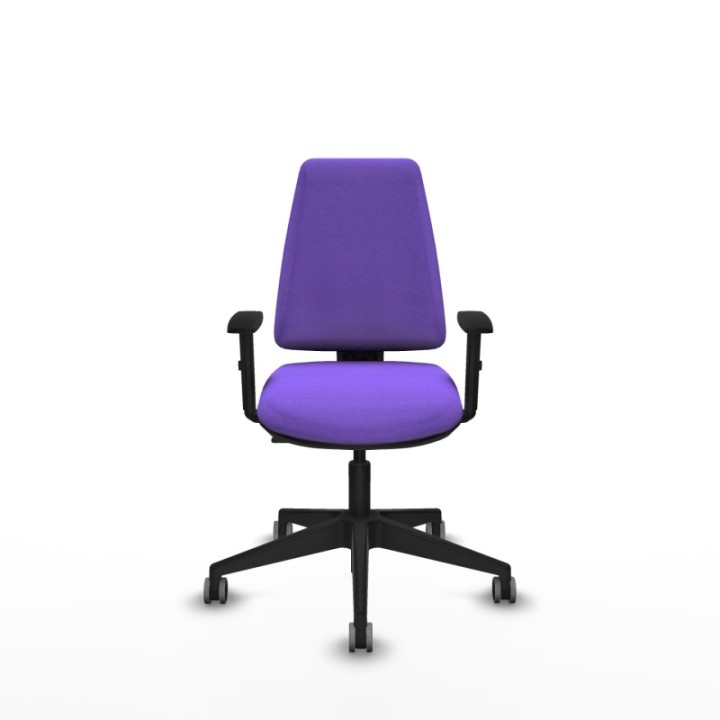 Elche CP bali lila brazos 1D base piramidal ruedas engomadas 65mm