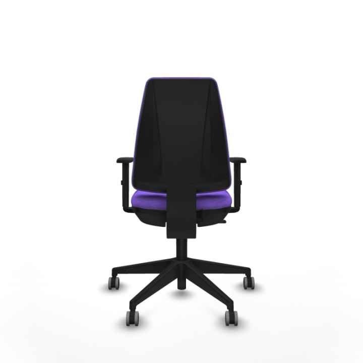 Elche CP bali lila brazos 1D base piramidal ruedas engomadas 65mm