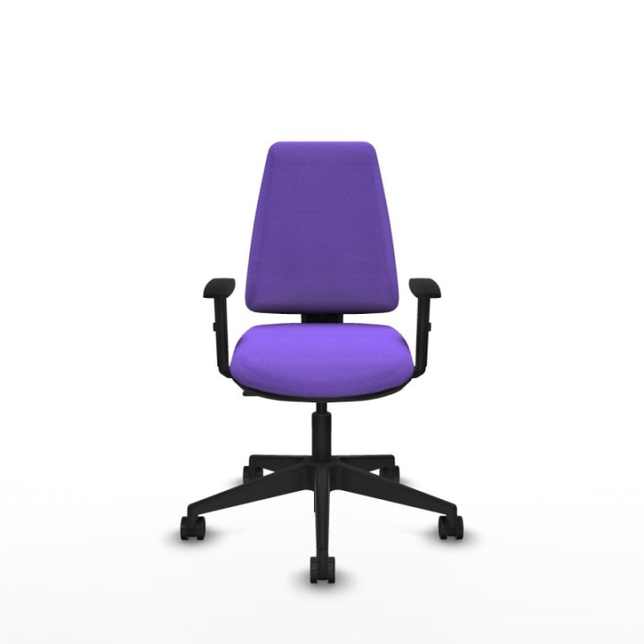 Elche CP bali lila brazos 1D base piramidal ruedas nailon 65mm