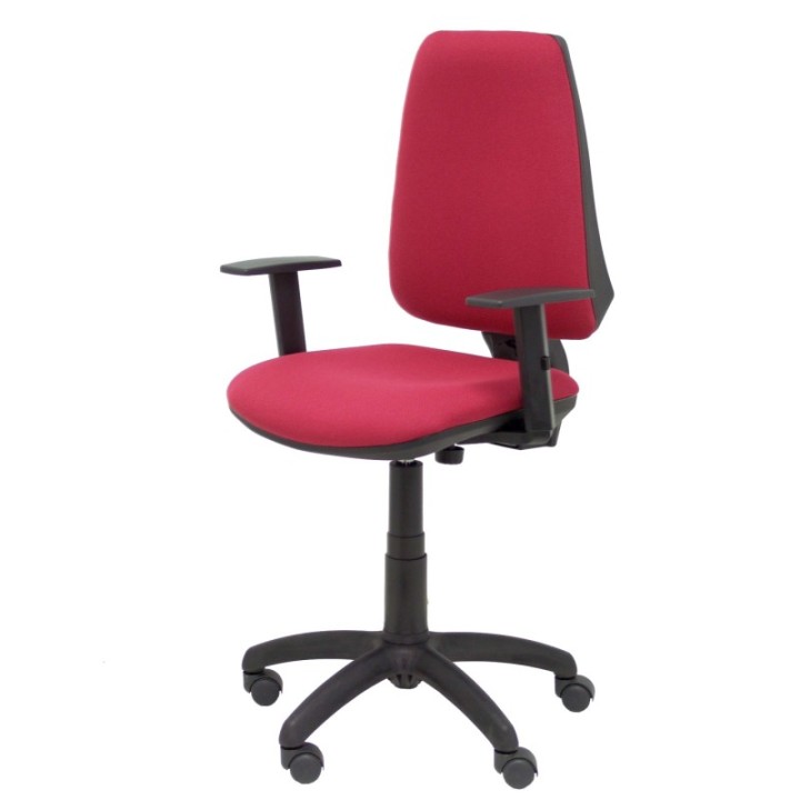 Silla Elche CP bali granate brazos regulables