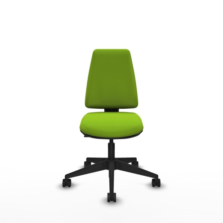 Elche CP similpiel pistacho base piramidal ruedas nailon 65mm