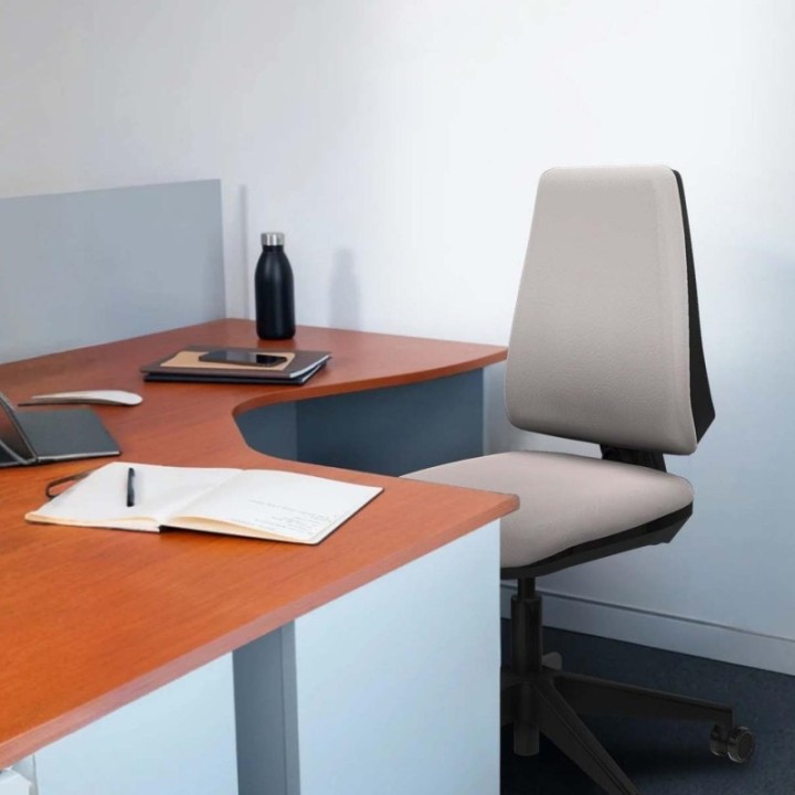 Elche CP similpiel turquesa base piramidal ruedas nailon 65mm