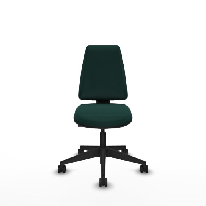 Elche CP similpiel verde botella base piramidal ruedas nailon 65mm