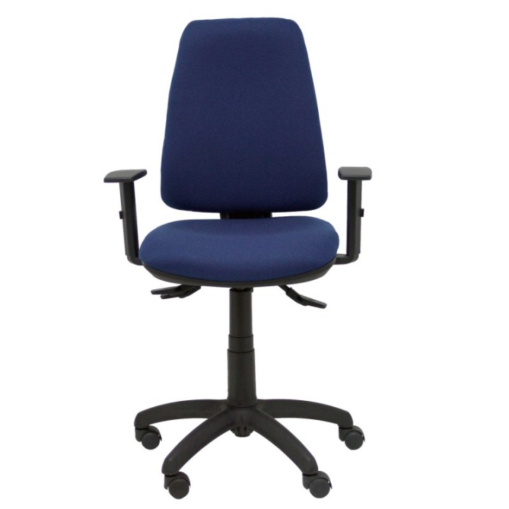 Silla Elche S bali azul marino brazos regulables