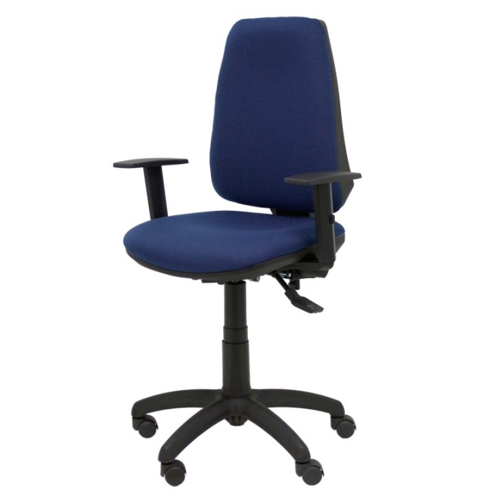 Silla Elche S bali azul marino brazos regulables