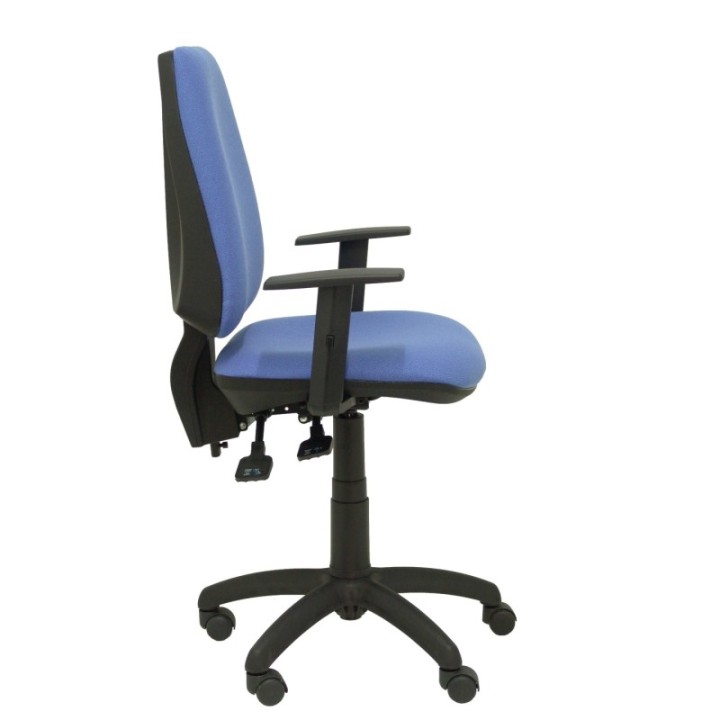 Silla Elche S bali azul claro brazos regulables