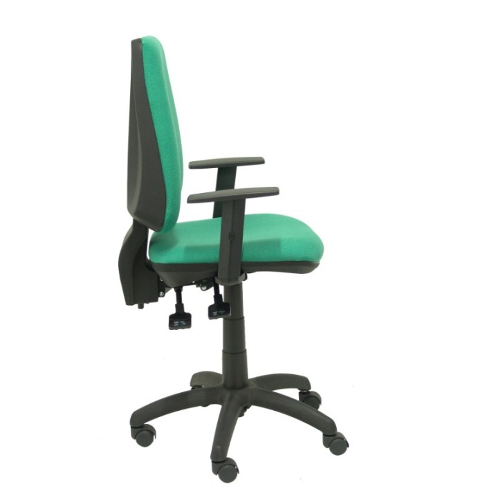 Silla Elche S bali verde esmeralda brazos regulables