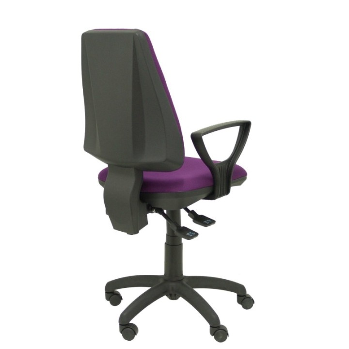 Silla Elche S bali morado brazos fijos