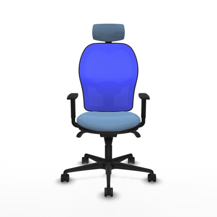 Jorquera sincro malla azul bali azul cielo brazos 1D base nailon cabecero 2D ruedas 65mm nailon