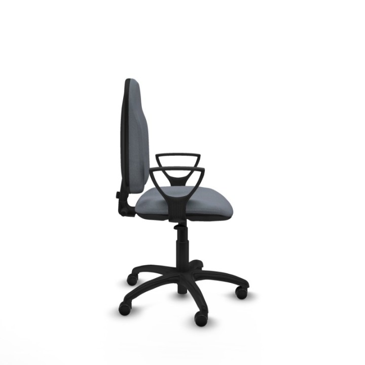 Algarra CP bali gris brazos fijos base poliamida ruedas autofrenantes 50mm