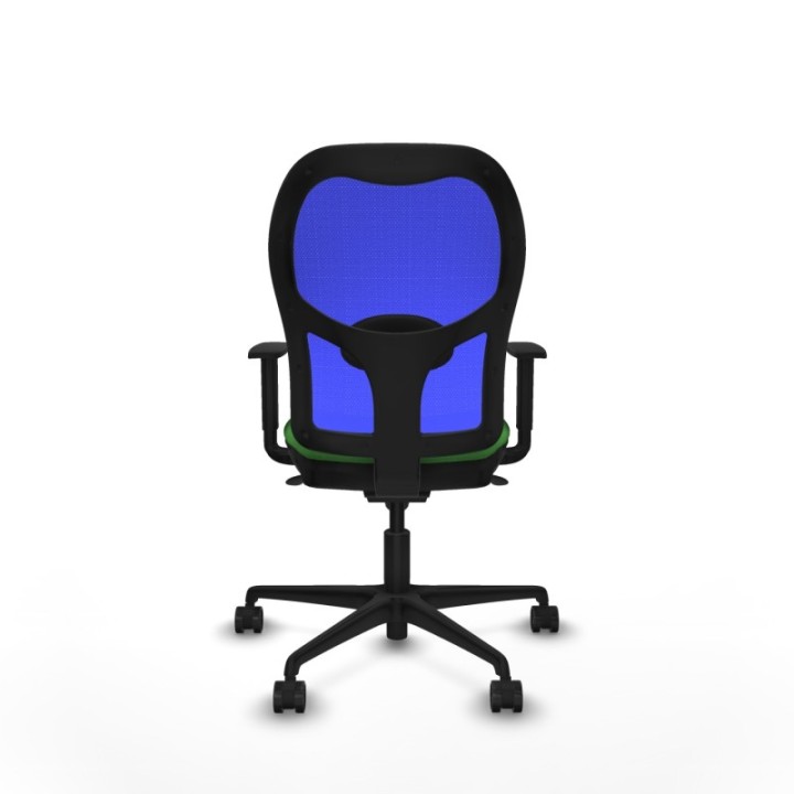 Jorquera sincro malla azul bali verde brazos 1D base nailon  ruedas 65mm nailon