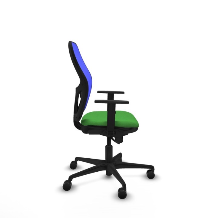 Jorquera sincro malla azul bali verde brazos 1D base nailon  ruedas 65mm nailon