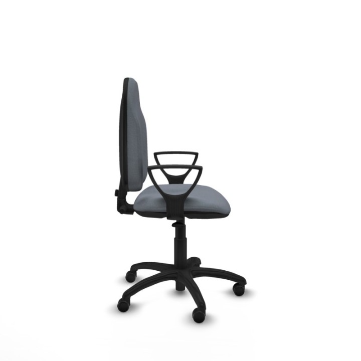 Algarra CP bali gris brazos fijos base poliamida ruedas engomadas 50mm