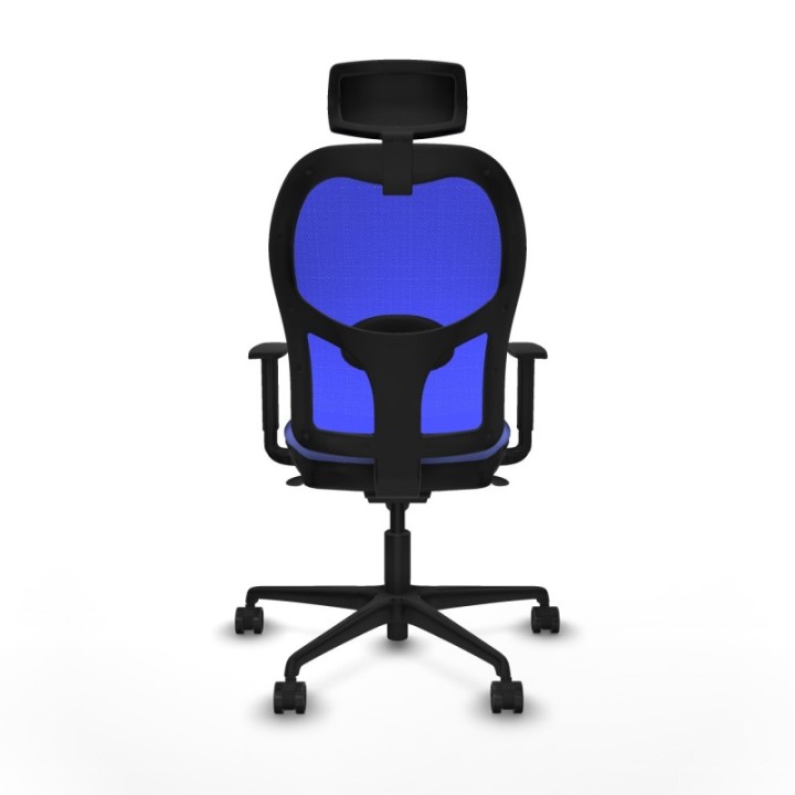 Jorquera sincro malla azul bali azul claro brazos 1D base nailon cabecero 2D ruedas 65mm nailon