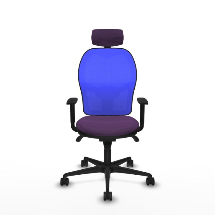 Jorquera sincro malla azul bali morado brazos 1D base nailon cabecero 2D ruedas 65mm nailon