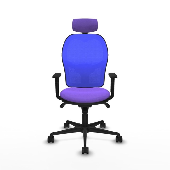 Jorquera sincro malla azul bali lila brazos 1D base nailon cabecero 2D ruedas 65mm nailon