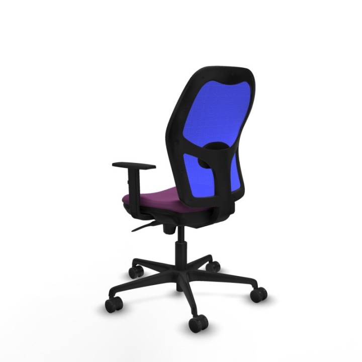 Jorquera sincro malla azul similpiel morado brazos 1D base nailon  ruedas 65mm nailon