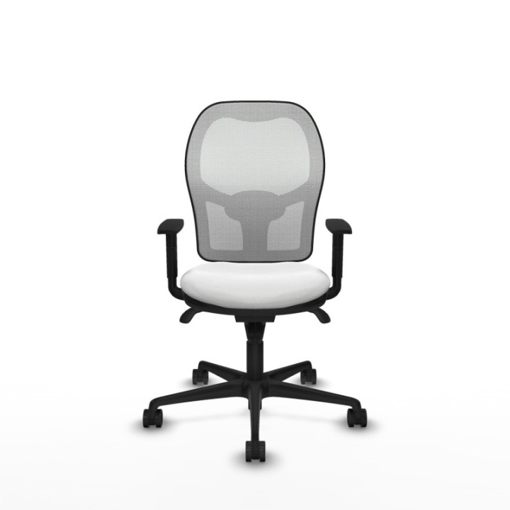 Jorquera sincro malla blanca bali blanco brazos 1D base nailon  ruedas 65mm nailon