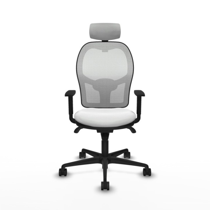 Jorquera sincro malla blanca bali blanco brazos 1D base nailon cabecero 2D ruedas 65mm nailon