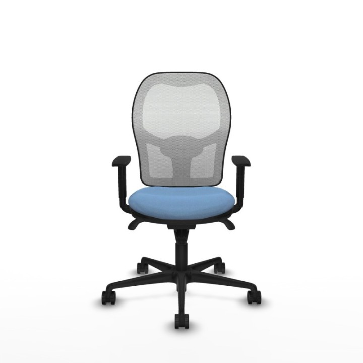 Jorquera sincro malla blanca bali azul cielo brazos 1D base nailon  ruedas 65mm nailon