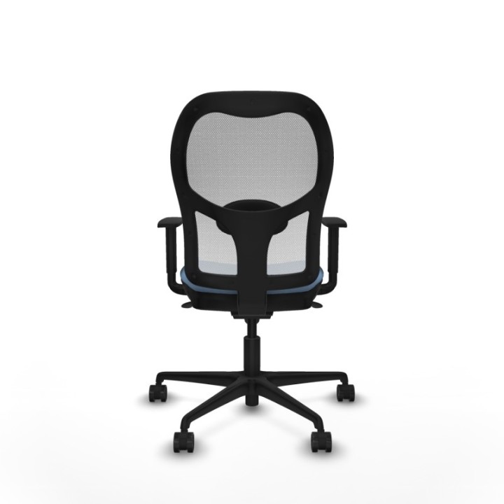 Jorquera sincro malla blanca bali azul cielo brazos 1D base nailon  ruedas 65mm nailon