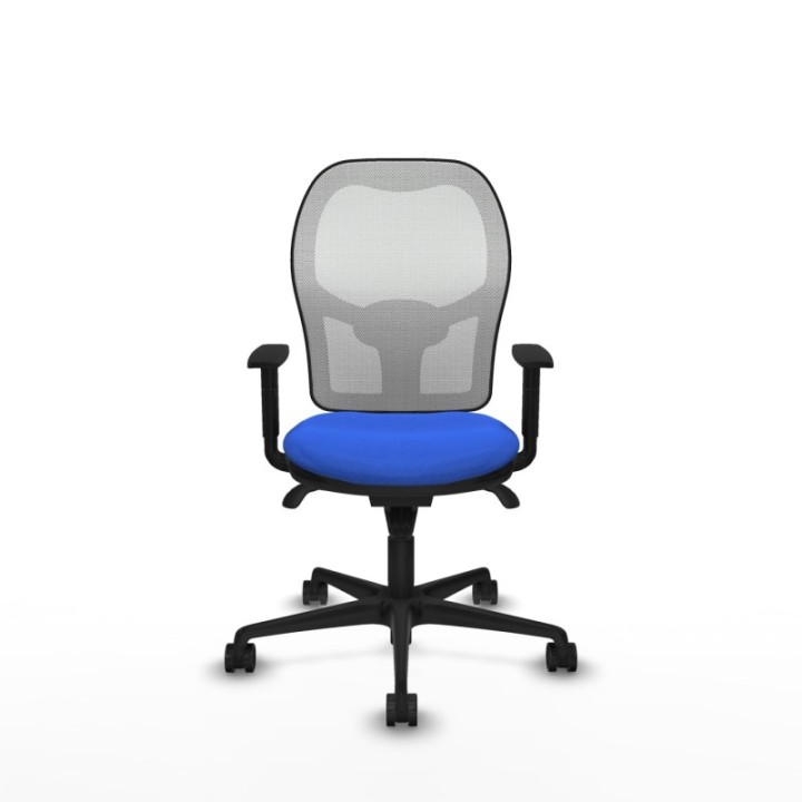 Jorquera sincro malla blanca bali azul brazos 1D base nailon  ruedas 65mm nailon