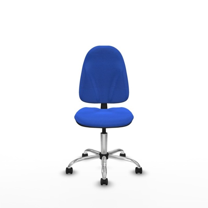 Algarra CP bali azul  base cromada ruedas engomadas 50mm