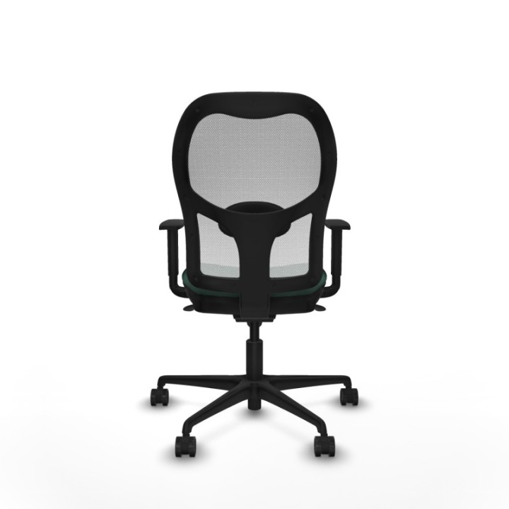 Jorquera sincro malla blanca bali verde botella brazos 1D base nailon  ruedas 65mm nailon