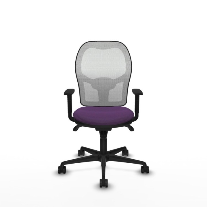 Jorquera sincro malla blanca bali morado brazos 1D base nailon  ruedas 65mm nailon