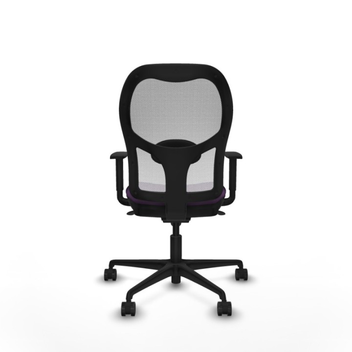 Jorquera sincro malla blanca bali morado brazos 1D base nailon  ruedas 65mm nailon