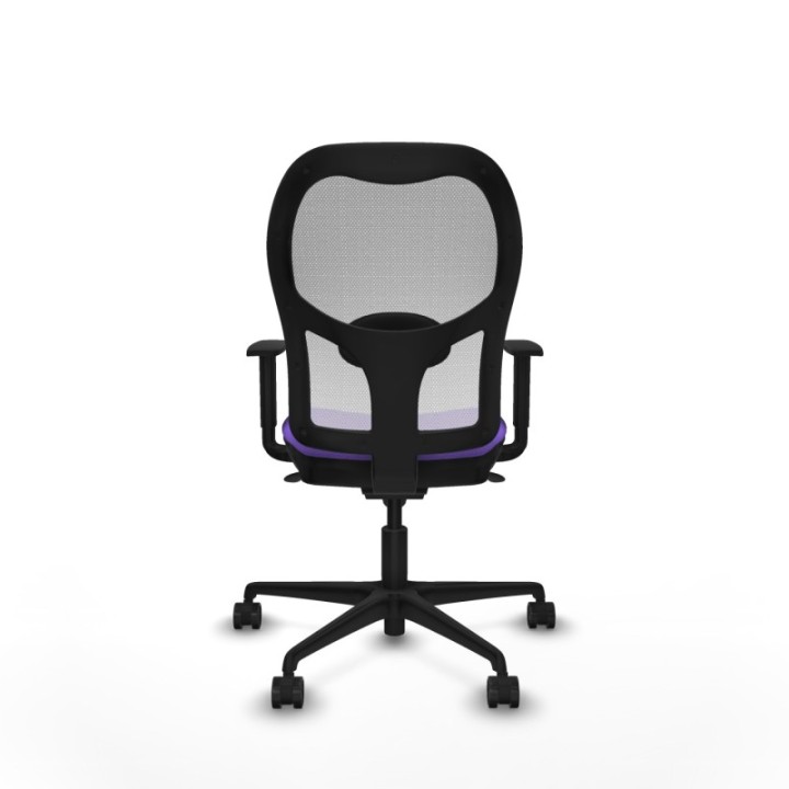 Jorquera sincro malla blanca bali lila brazos 1D base nailon  ruedas 65mm nailon