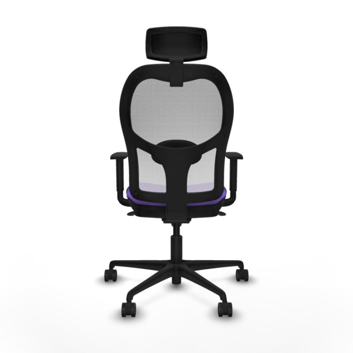 Jorquera sincro malla blanca bali lila brazos 1D base nailon cabecero 2D ruedas 65mm nailon