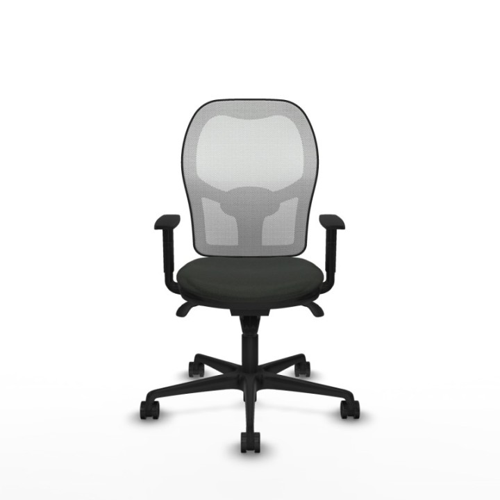 Jorquera sincro malla blanca bali negro brazos 1D base nailon  ruedas 65mm nailon