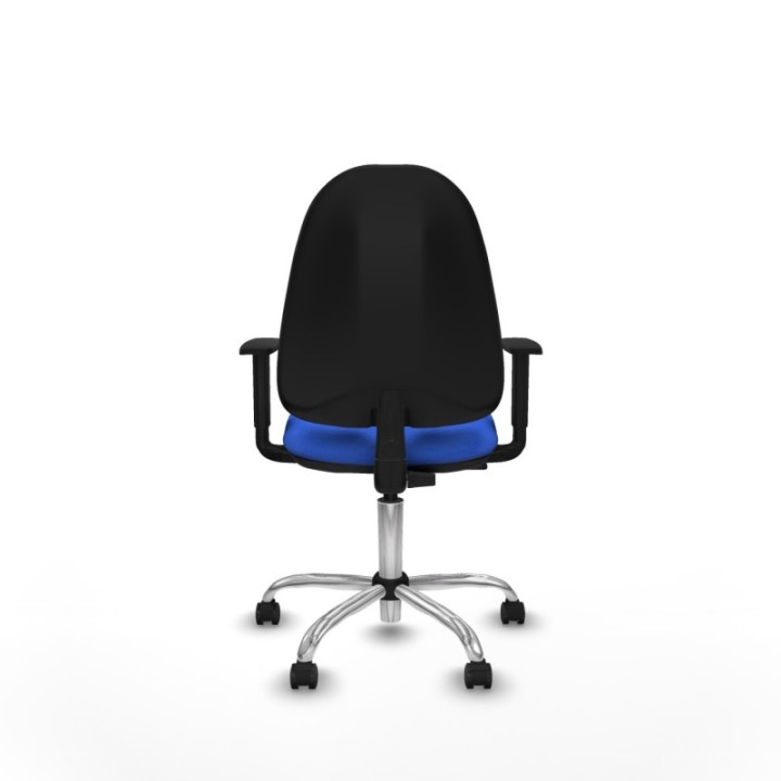 Algarra CP bali azul brazos 1D base cromada ruedas autofrenantes 50mm