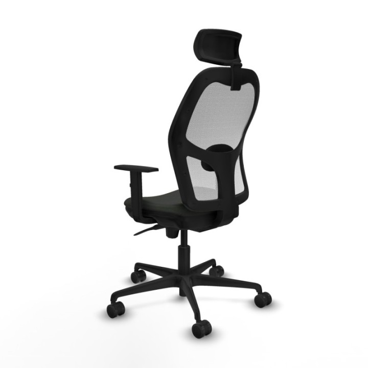 Jorquera sincro malla blanca bali negro brazos 1D base nailon cabecero 2D ruedas 65mm nailon