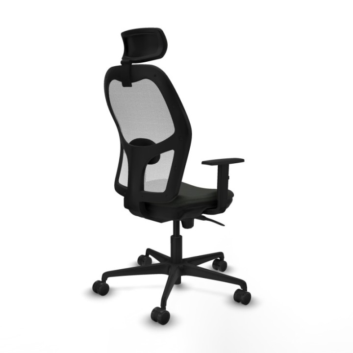 Jorquera sincro malla blanca bali negro brazos 1D base nailon cabecero 2D ruedas 65mm nailon