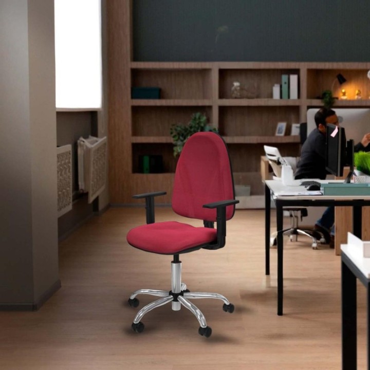 Algarra CP bali azul brazos 1D base cromada ruedas engomadas 50mm