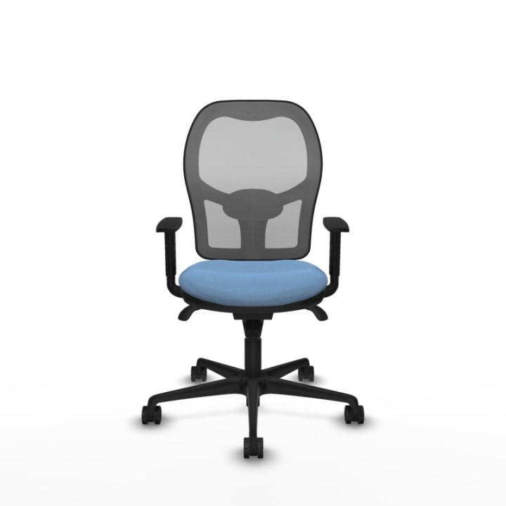 Jorquera sincro malla gris bali azul cielo brazos 1D base nailon  ruedas 65mm nailon