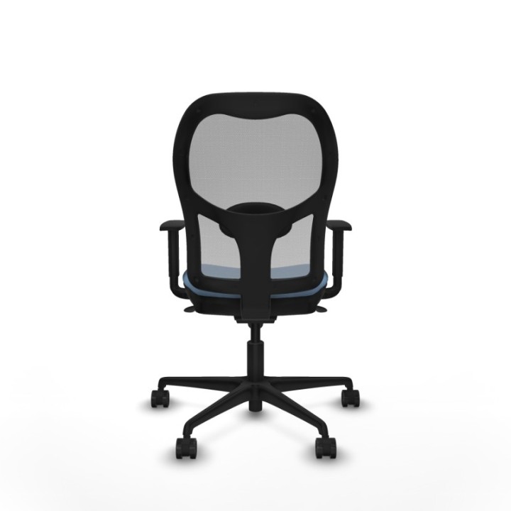 Jorquera sincro malla gris bali azul cielo brazos 1D base nailon  ruedas 65mm nailon