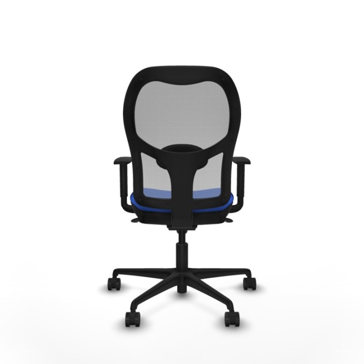 Jorquera sincro malla gris bali azul brazos 1D base nailon  ruedas 65mm nailon