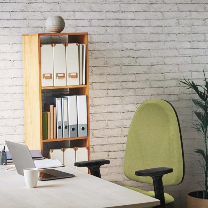 Algarra CP bali azul brazos 2D base poliamida ruedas nailon 50mm