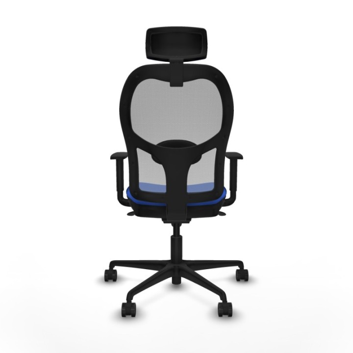 Jorquera sincro malla gris bali azul brazos 1D base nailon cabecero 2D ruedas 65mm nailon