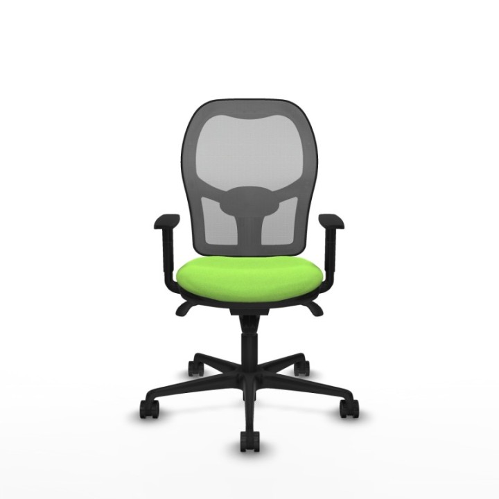 Jorquera sincro malla gris bali pistacho brazos 1D base nailon  ruedas 65mm nailon