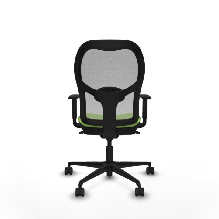 Jorquera sincro malla gris bali pistacho brazos 1D base nailon  ruedas 65mm nailon