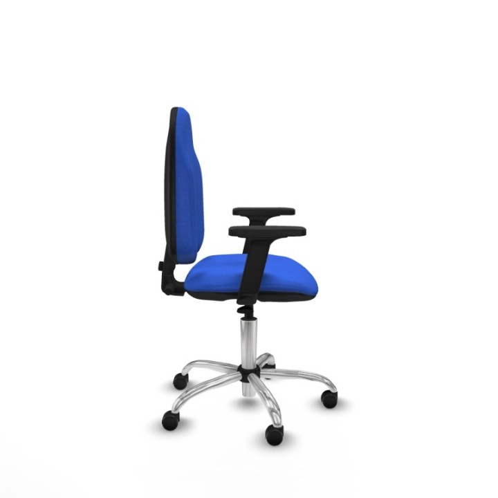 Algarra CP bali azul brazos 2D base cromada ruedas engomadas 50mm