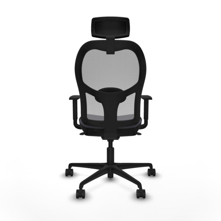 Jorquera sincro malla gris bali gris oscuro brazos 1D base nailon cabecero 2D ruedas 65mm nailon