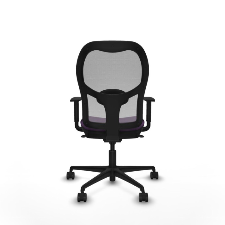 Jorquera sincro malla gris bali morado brazos 1D base nailon  ruedas 65mm nailon