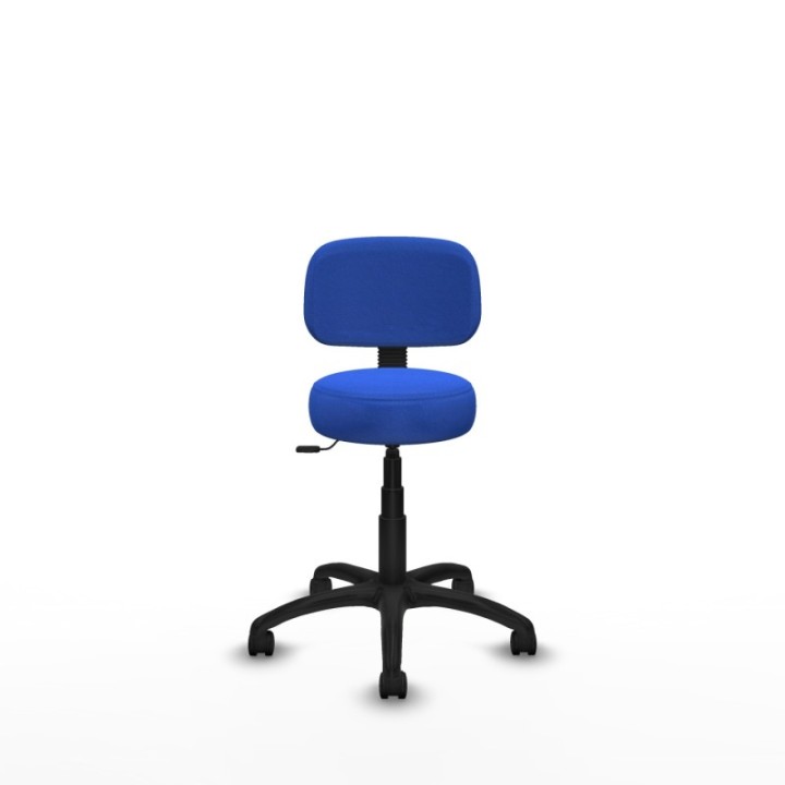 Silla Llanos giratorio bali azul base poliamida 600 ruedas nailon 50