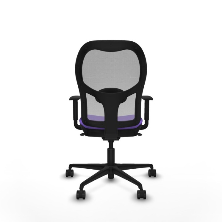 Jorquera sincro malla gris bali lila brazos 1D base nailon  ruedas 65mm nailon